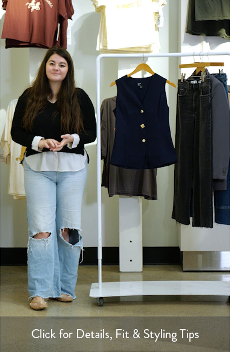 Button Front Vest, sales video thumbnail