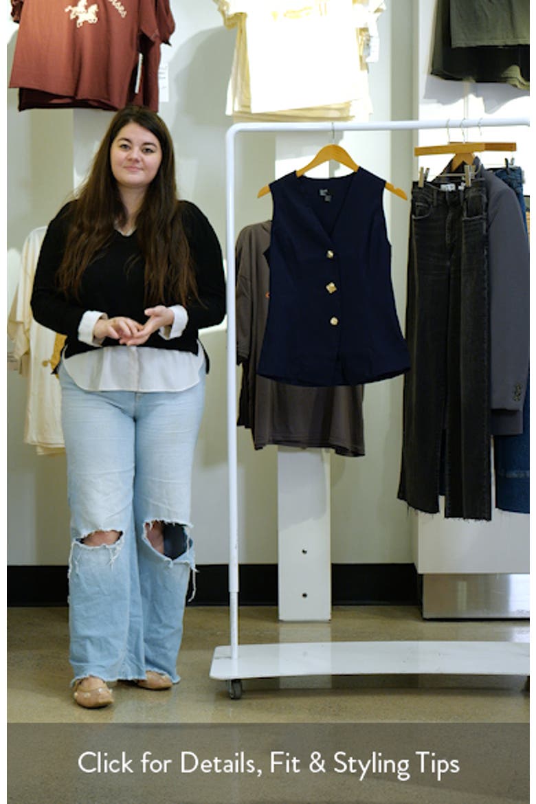 Button Front Vest video