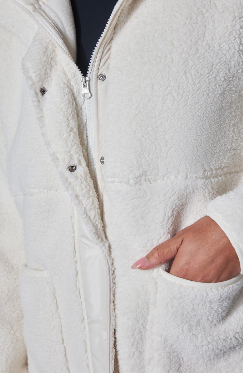 YOGALICIOUS Arctic Avenue Faux Shearling Jacket, Alternate, color, 