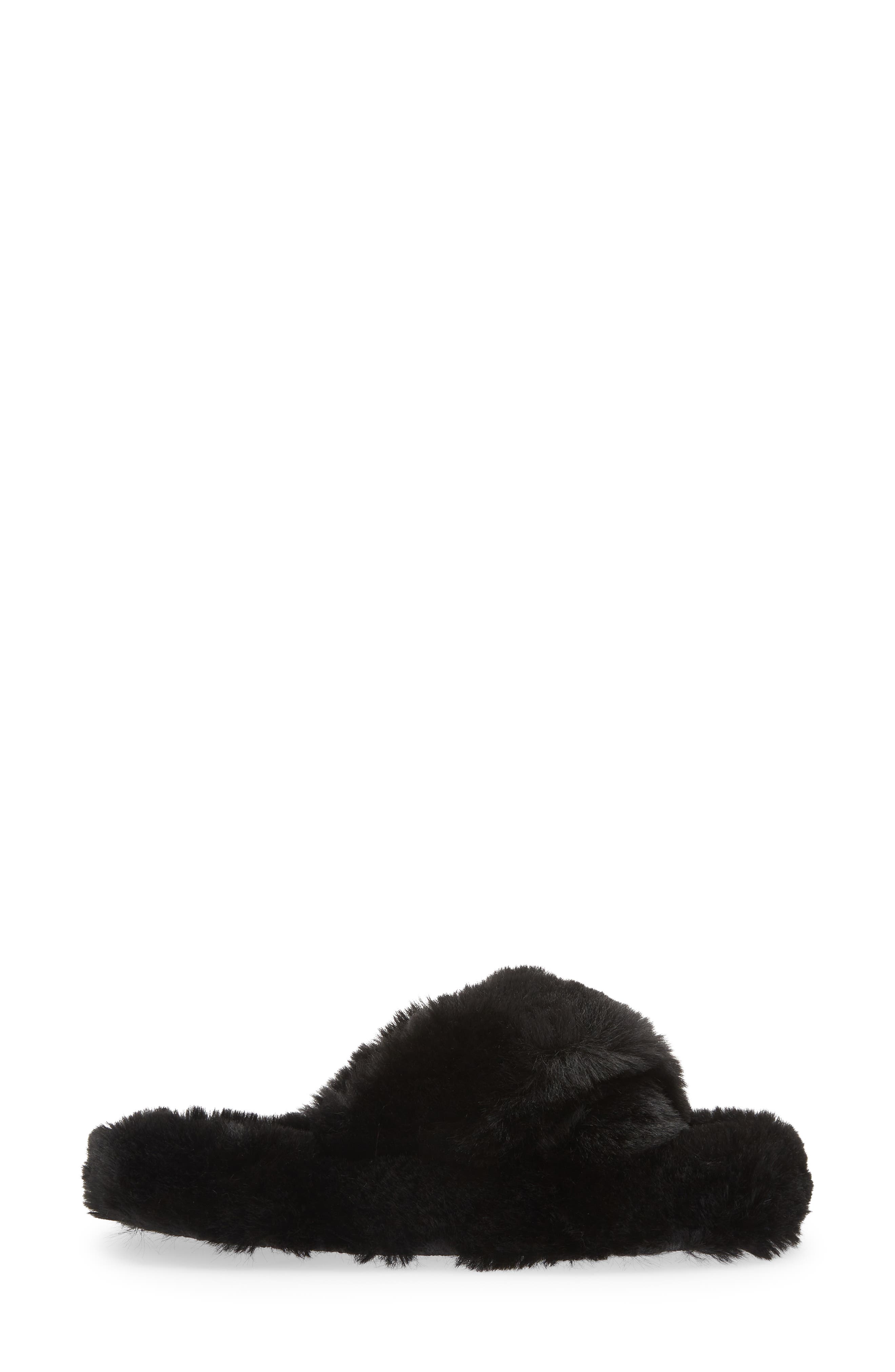 Abound Sonya Faux Fur Slipper, Alternate, color, 