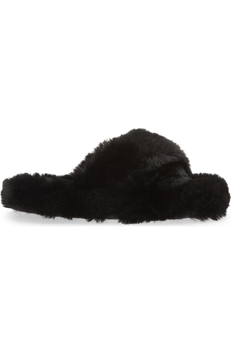 Abound Sonya Faux Fur Slipper, Alternate, color,