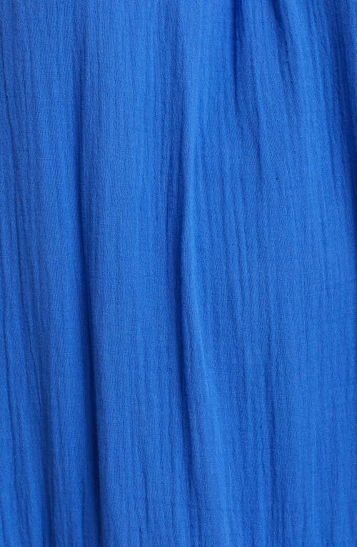 Shop Caslonr Caslon(r) Ruffle Strap Maxi Dress In Blue Dazzle
