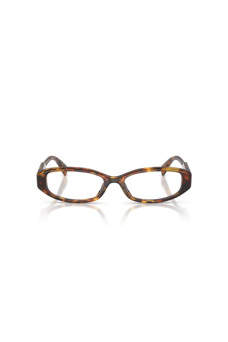 54mm Rectangle optical glasses, Alternate, color, Tortoise