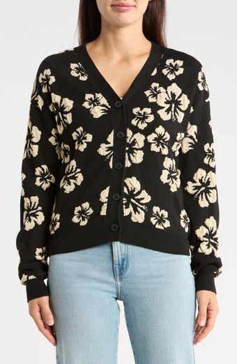 Floral Hibiscus Cardigan