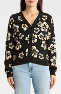 Adrianna Papell Floral Hibiscus Cardigan