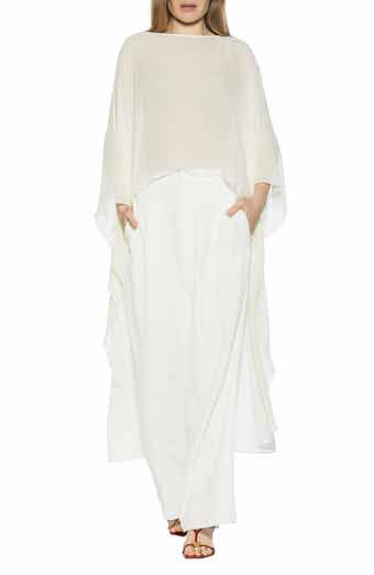 Junia Cover-Up High-Low Chiffon Top