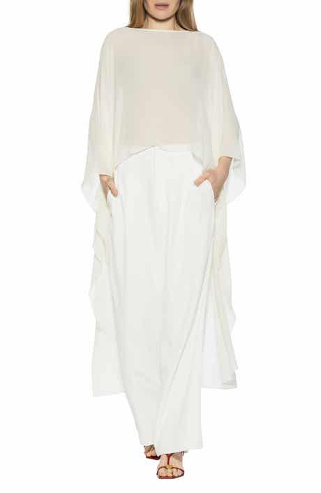 Junia Cover-Up High-Low Chiffon Top