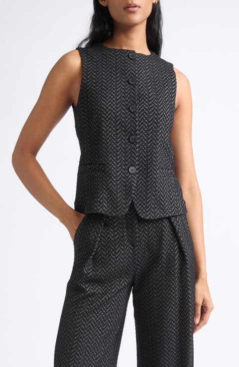 Chevron Jersey Vest