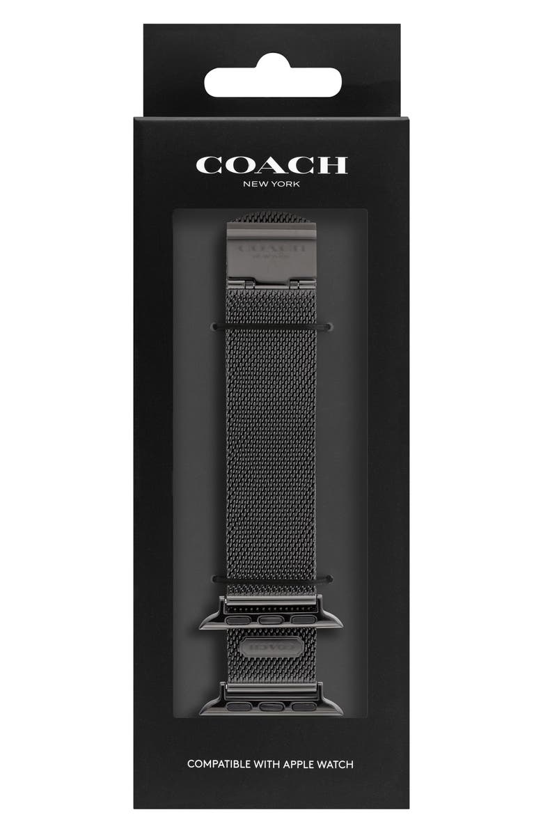 COACH Mesh Apple Watch<sup>®</sup> Watchband, Alternate, color,
