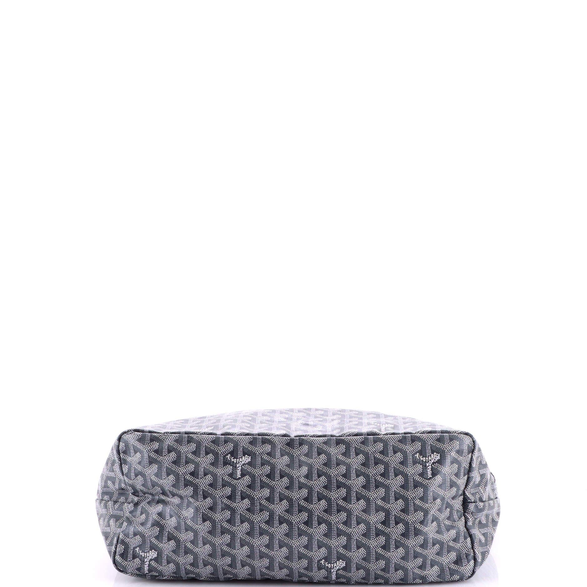 Pre-Owned Goyard Saint Louis Tote Coated Canvas PM, Alternate, color, Gray