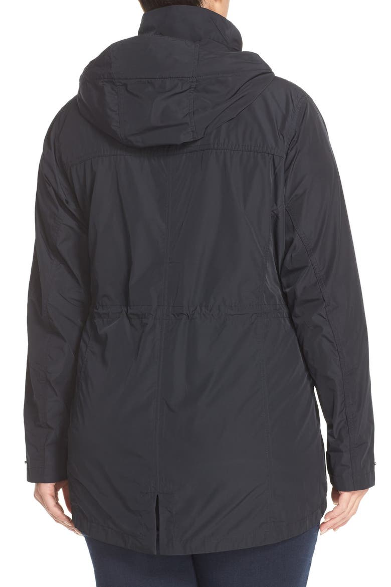 Suburbanizer Water Resistant Front Zip Hooded Jacket, Alternate, color, BLACK