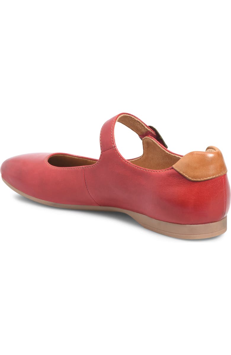 Comfortiva Kaylee Mary Jane Flat, Alternate, color, Cherry Red