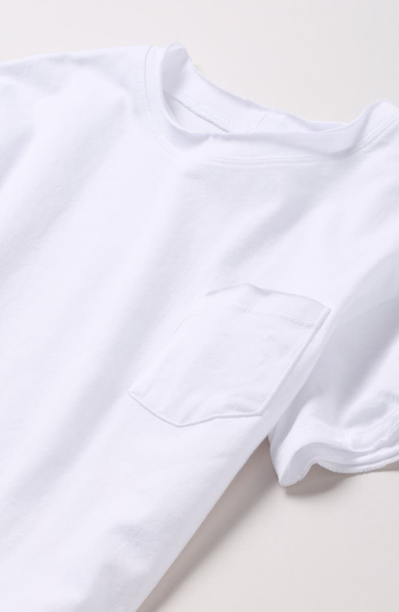 Treasure & Bond Kids' Boxy Pocket T-Shirt, Alternate, color, White