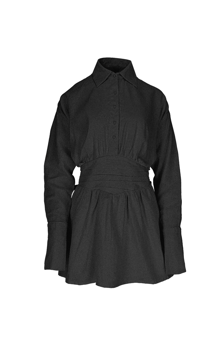 Prime of Lime Rose Dress, Main, color, Black