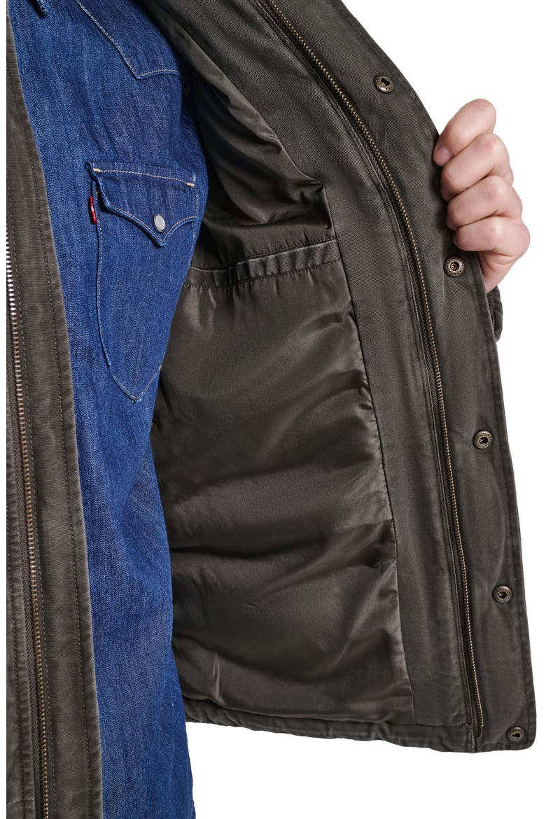 Quilted Chore Jacket, Alternate, color, OLIVE