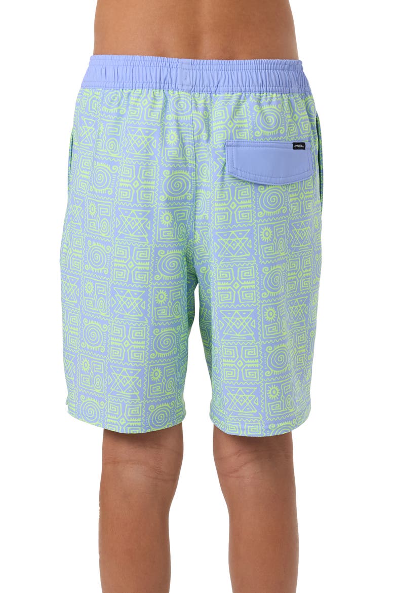 Kids' Hermosa Swim Trunks, Alternate, color, BLUE JELLY
