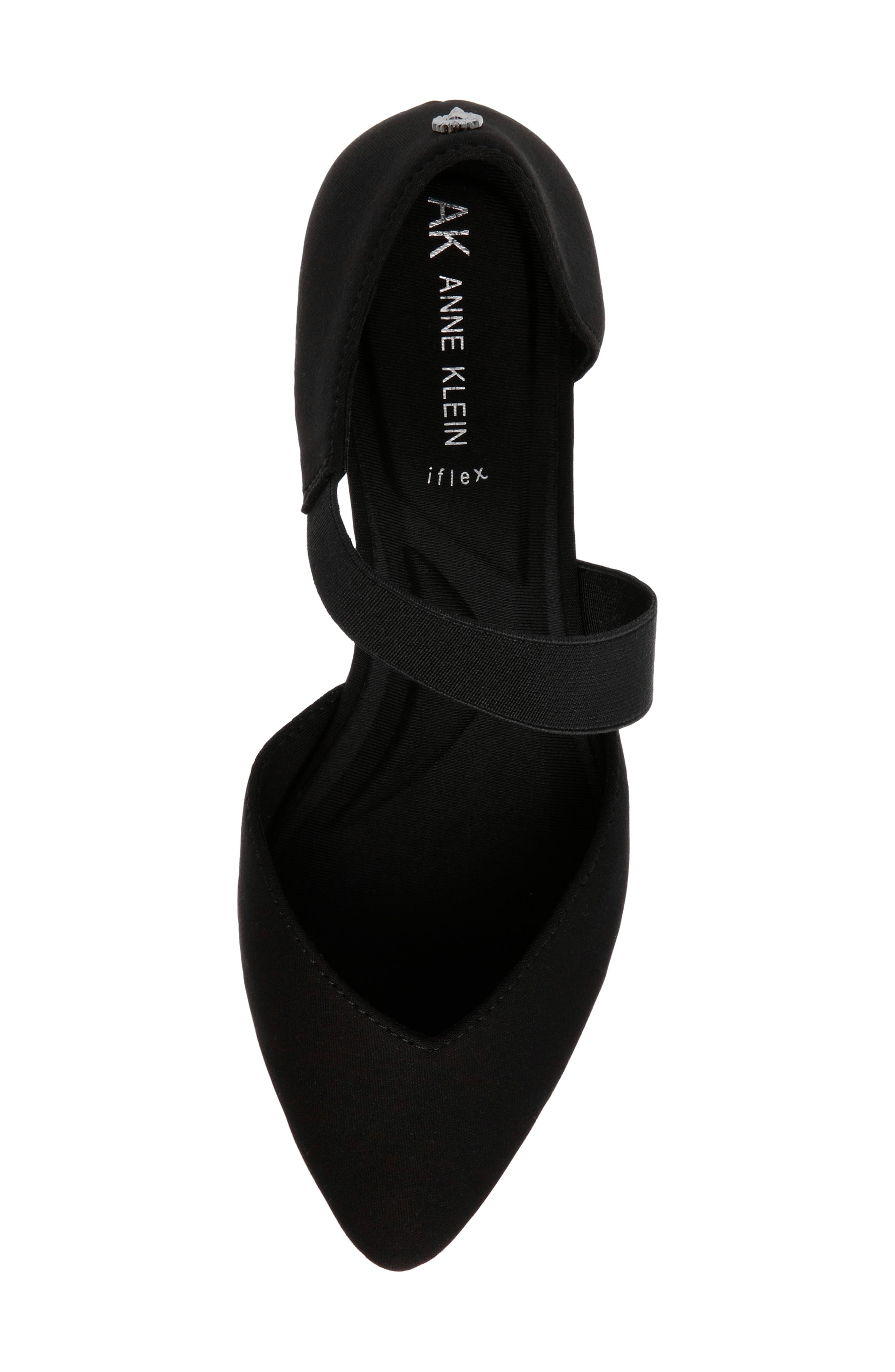 Anne Klein Ostara Almond Toe Flat, Alternate, color, 