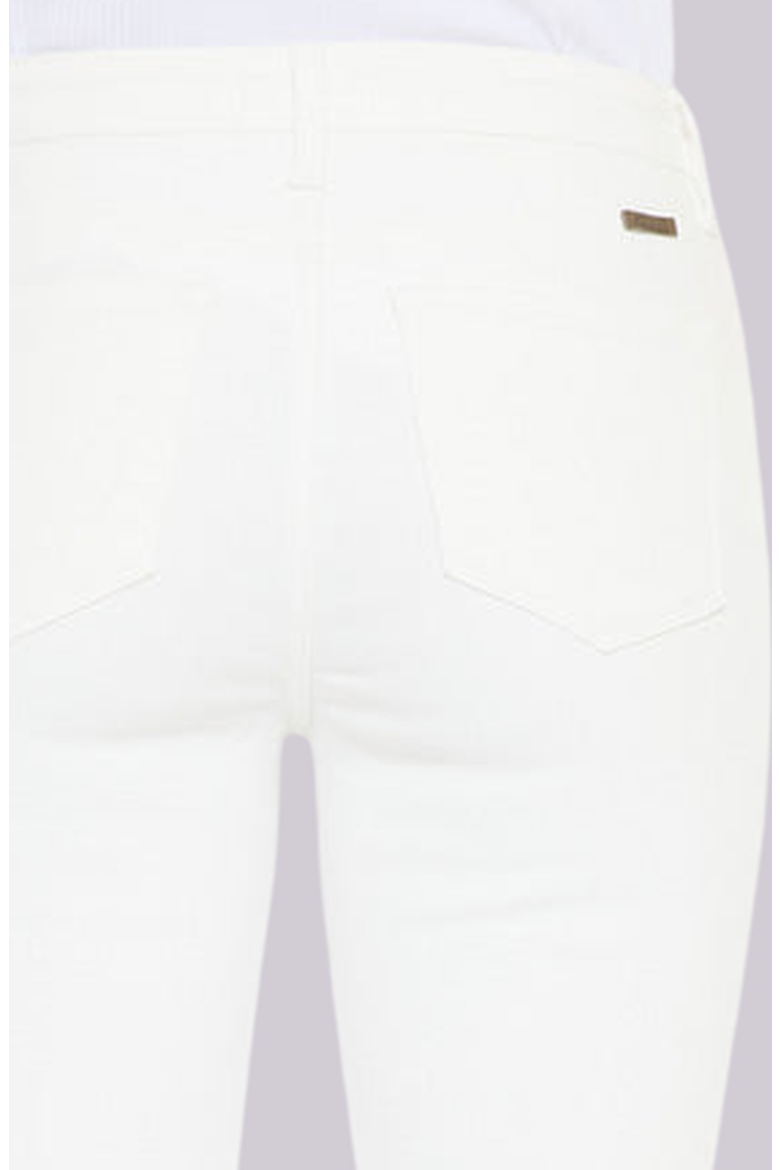 Volumina Essentials High Rise Crop Bootcut Jeans, Alternate, color, White Wash
