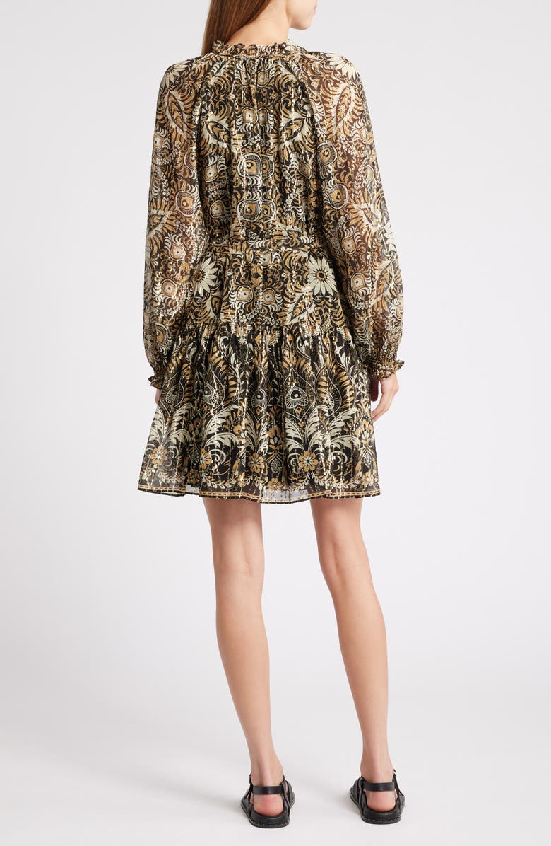 KOBI HALPERIN Kaye Long Sleeve Dress, Alternate, color, 