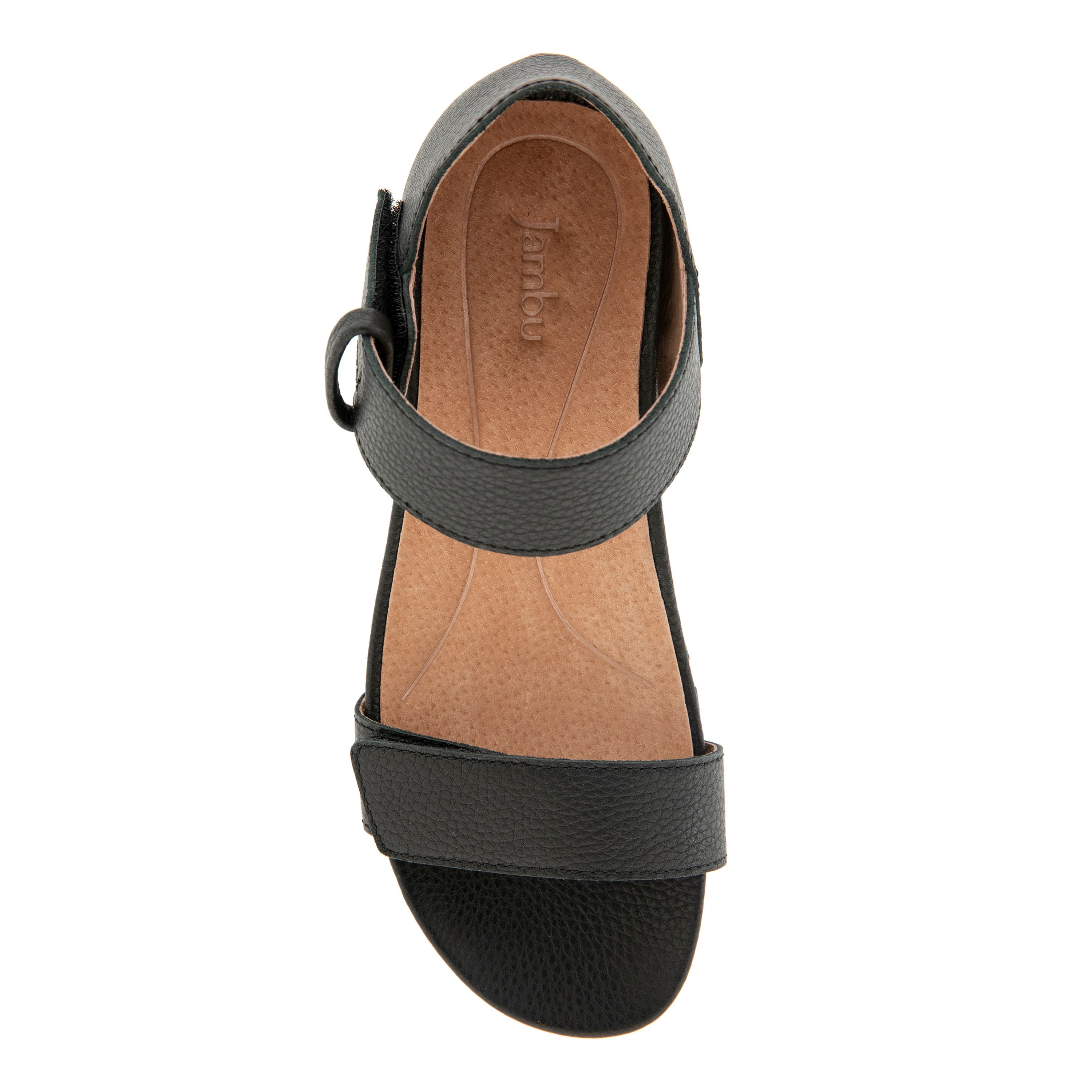 Jambu Linda Casual Wedge Sandal, Alternate, color, Black