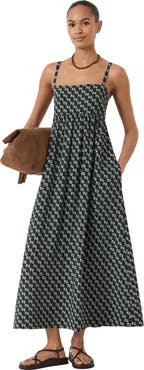 Hush Nami Crinkle Gathered Maxi Dress