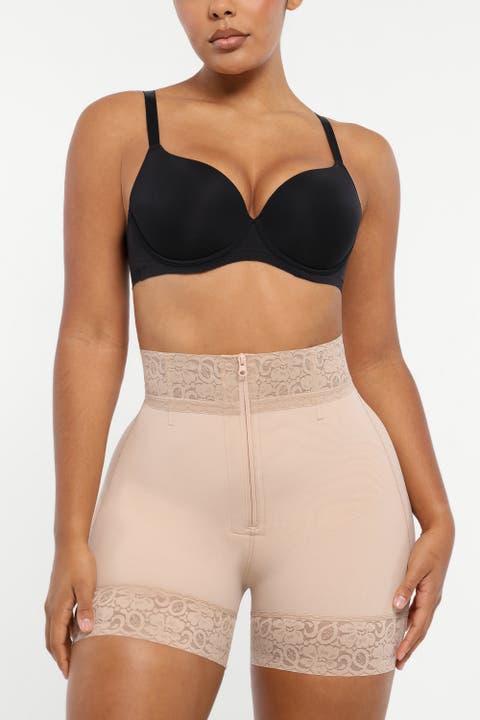 Mid-Rise Steel Boned Butt-Lifting Shorts
