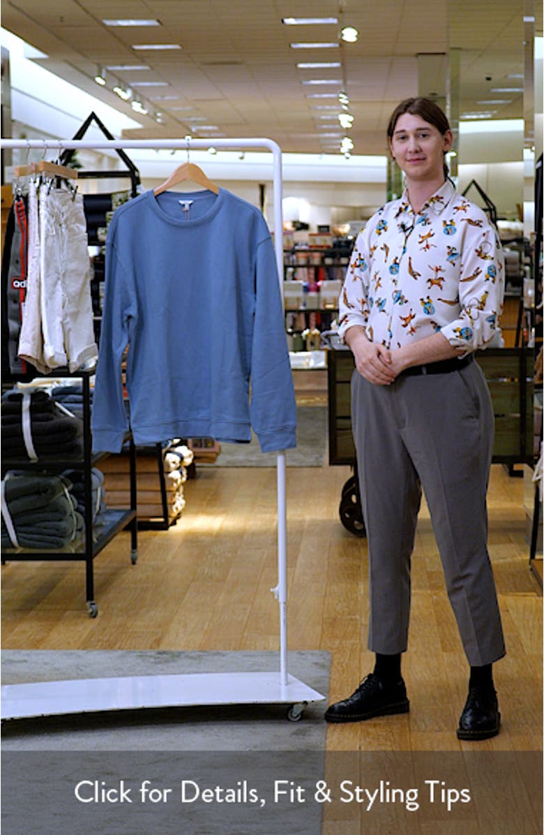 Men's French Terry Sweatshirt, sales video thumbnail
