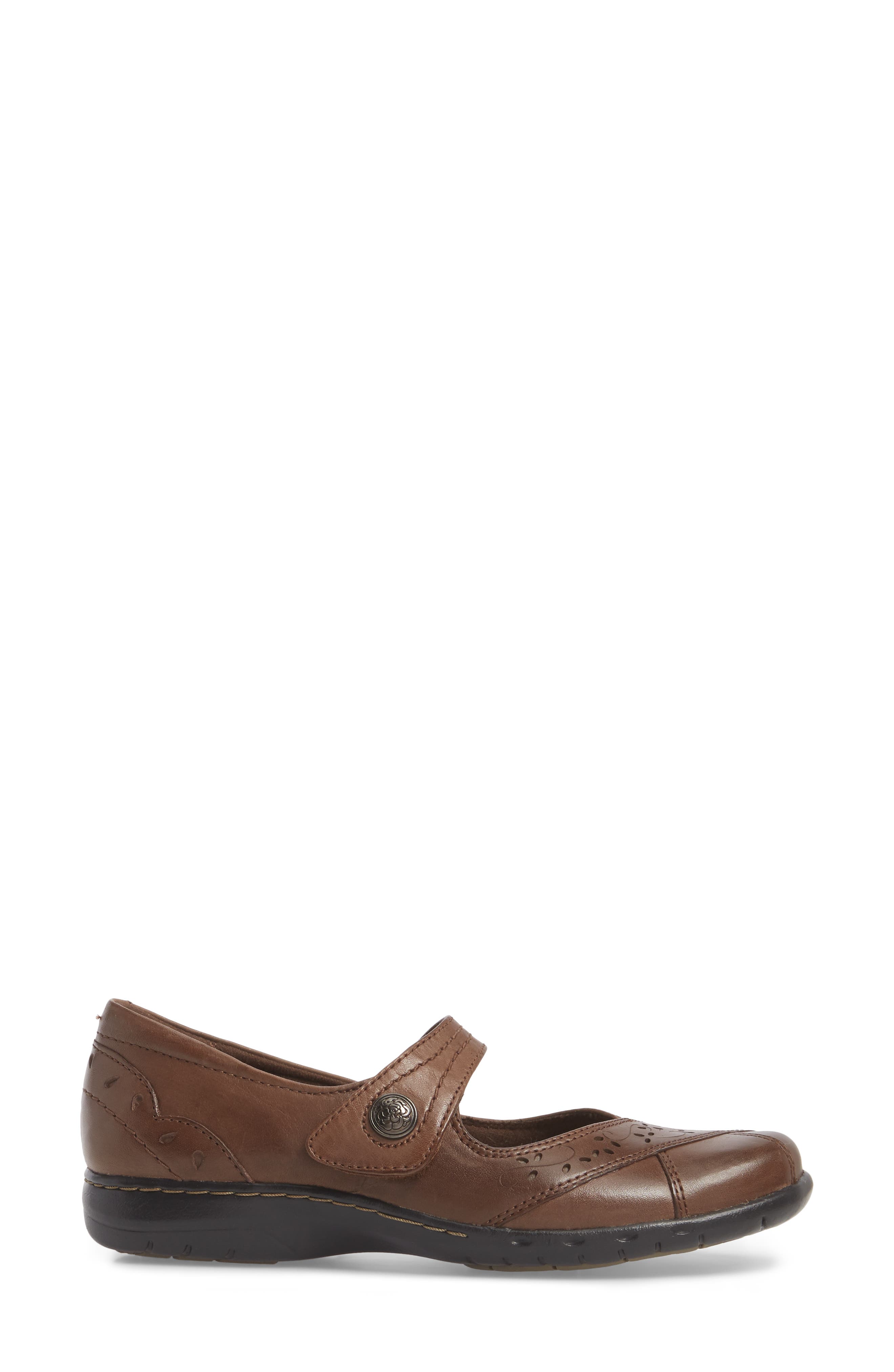 Rockport Cobb Hill 
Petra
 Mary Jane Flat, Alternate, color, Brown Leather