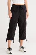DKNY Peached Poplin Convertible Utility Pants