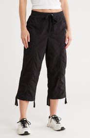 DKNY Peached Poplin Convertible Utility Pants