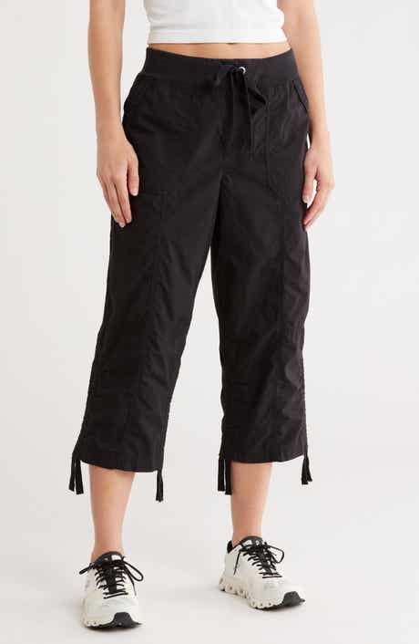 DKNY Peached Poplin Convertible Utility Pants