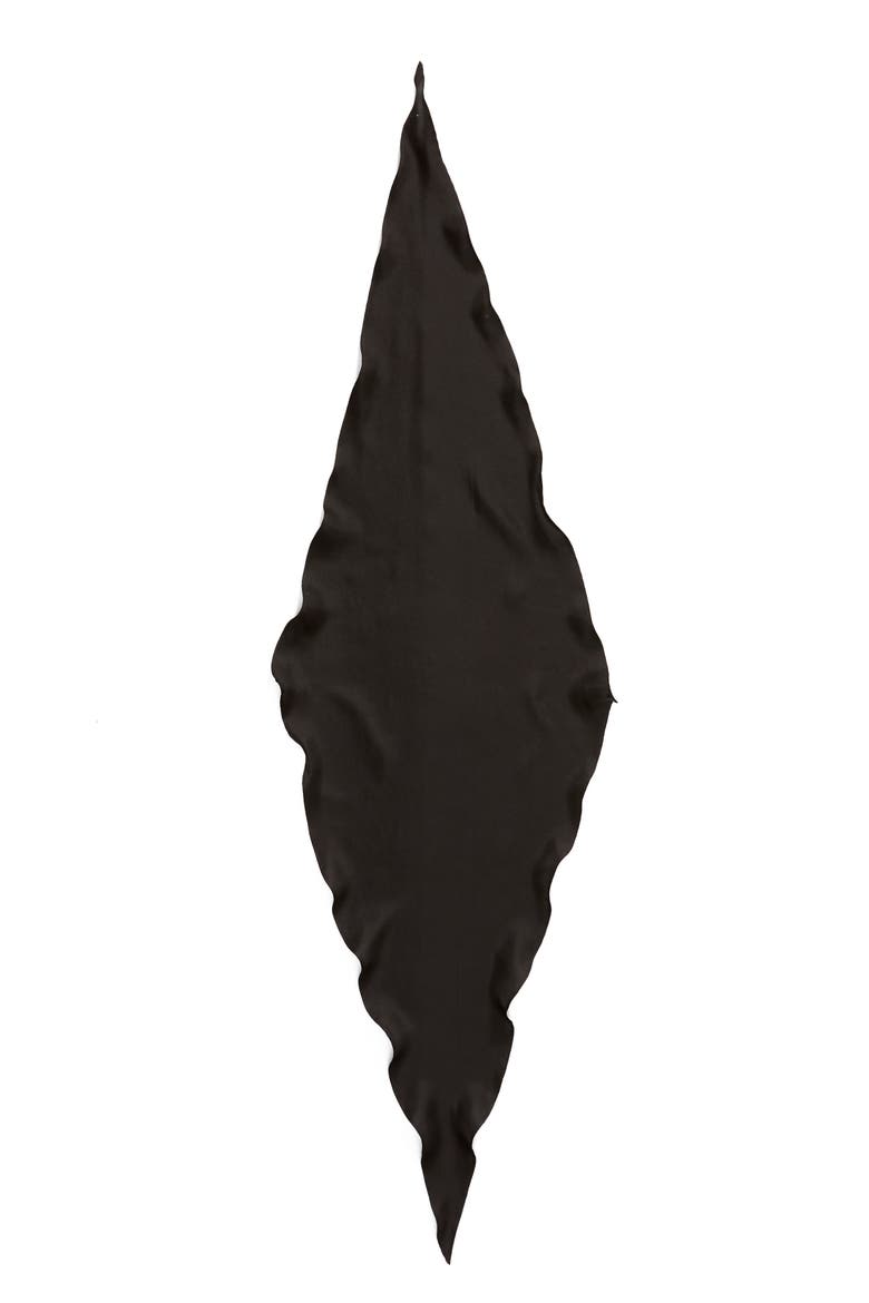 Silk Diamond Scarf, Alternate, color, BLACK