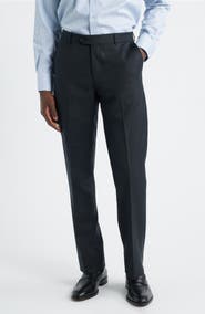 Berle Flat Front Serge Twill Dress Pants