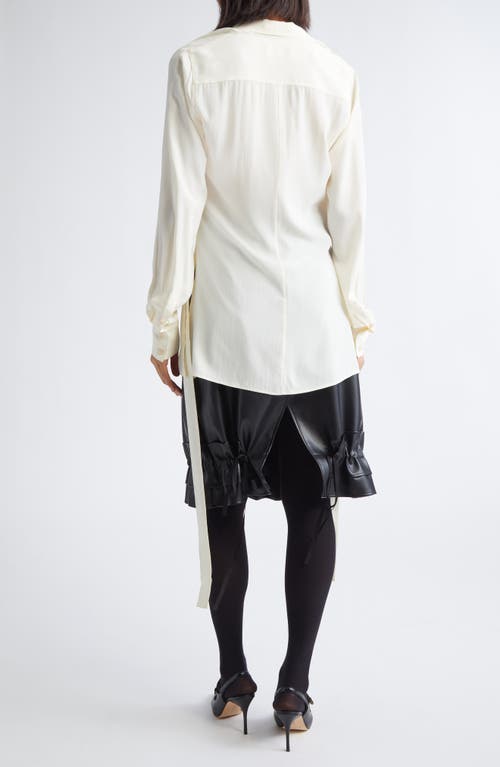 Renaissance Renaissance Yas Tie Neck Top In White