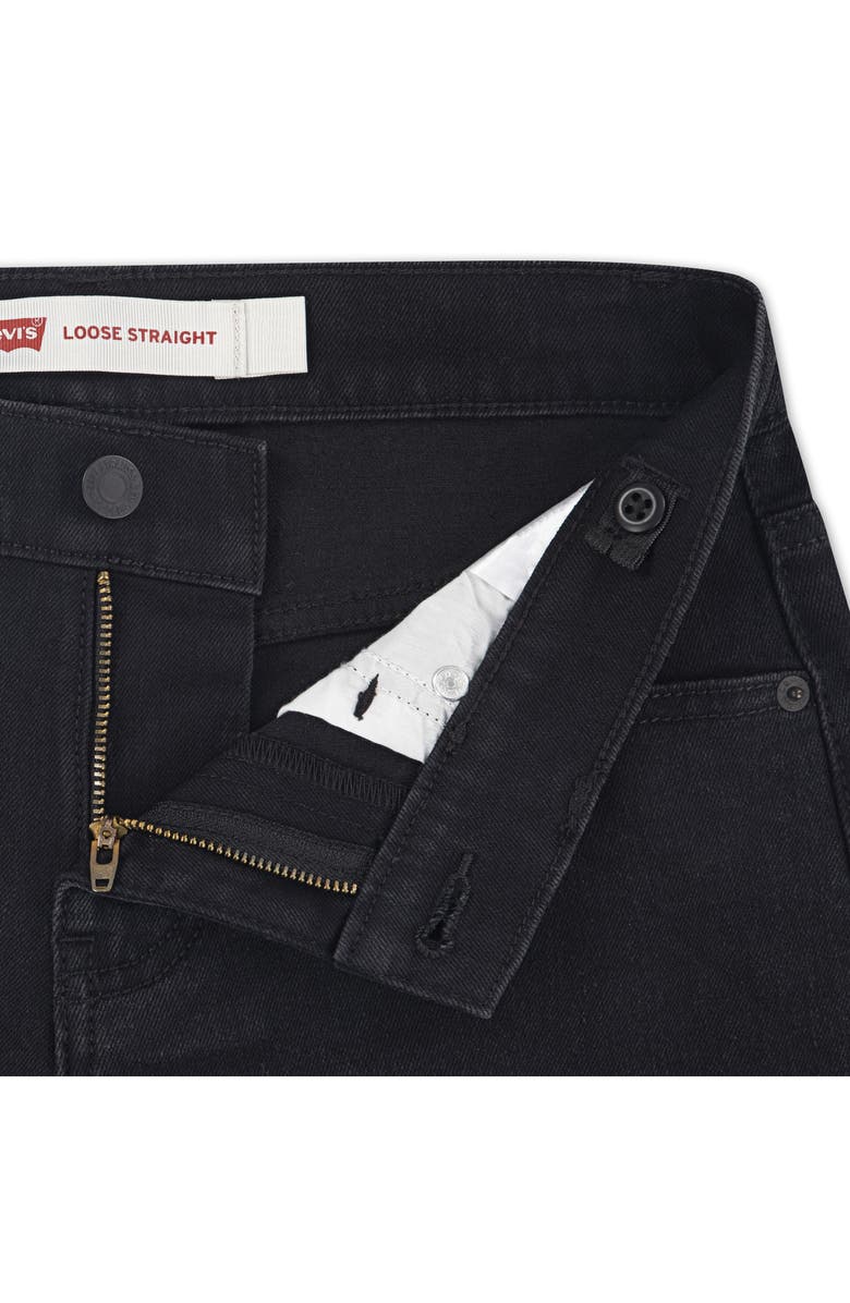 Levi's Kids' Loose Straight Fit Jeans, Alternate, color, Black Stretch