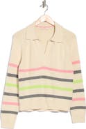 Marine Layer Berkeley Striped Sweater Polo