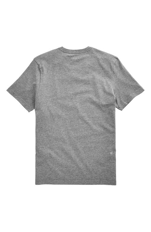 Mack Weldon Slim Fit Crewneck Pima Cotton T-shirt In Burgundy