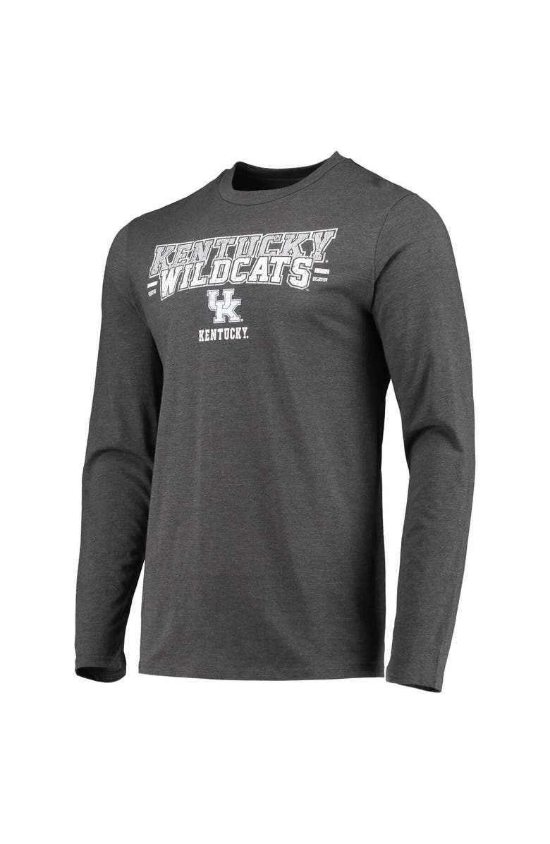 CONCEPTS SPORT Men's Concepts Sport Royal/Heathered Charcoal Kentucky Wildcats Meter Long Sleeve T-Shirt & Pants Sleep Set, Alternate, color, Royal
