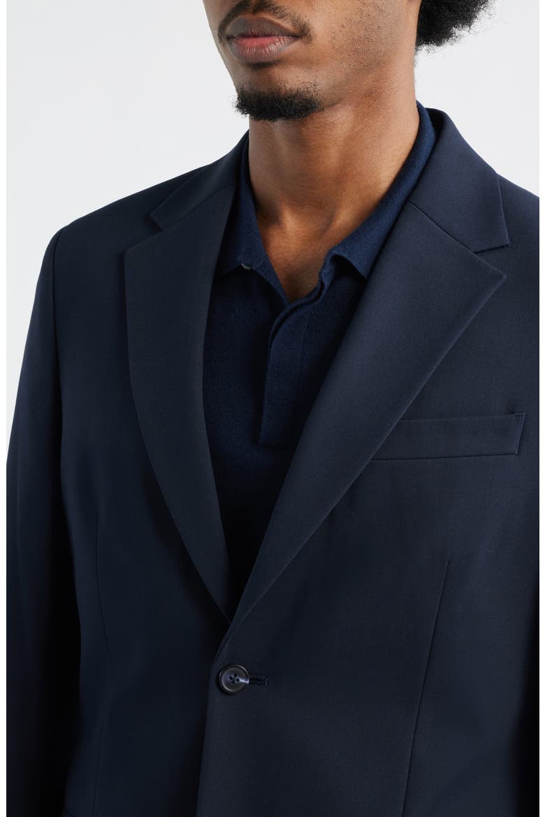 Slim Fit Solid Stretch Suit Jacket, Alternate, color, NAVY SEABORNE