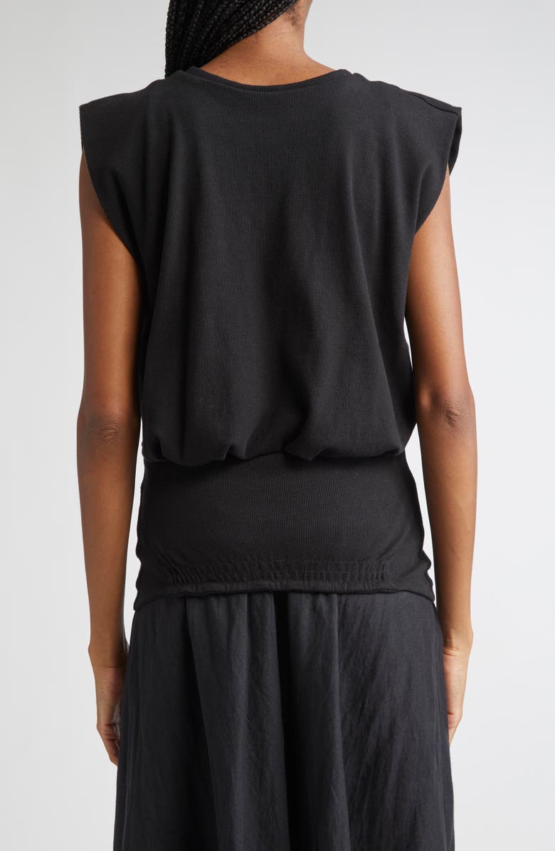 Johanna Ortiz Muraya Crop Oversize Cover-Up T-Shirt, Alternate, color, Black