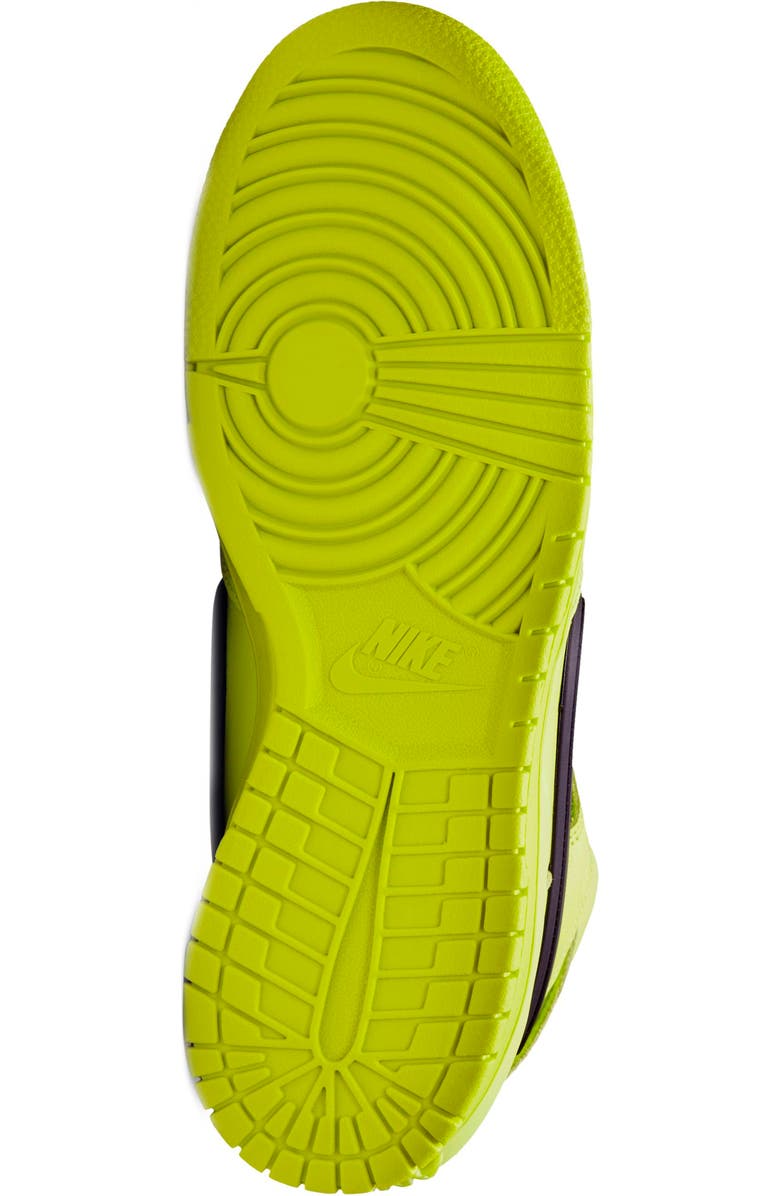 Nike x AMBUSH<sup>®</sup> Dunk High Flash Lime Basketball Sneaker, Alternate, color,