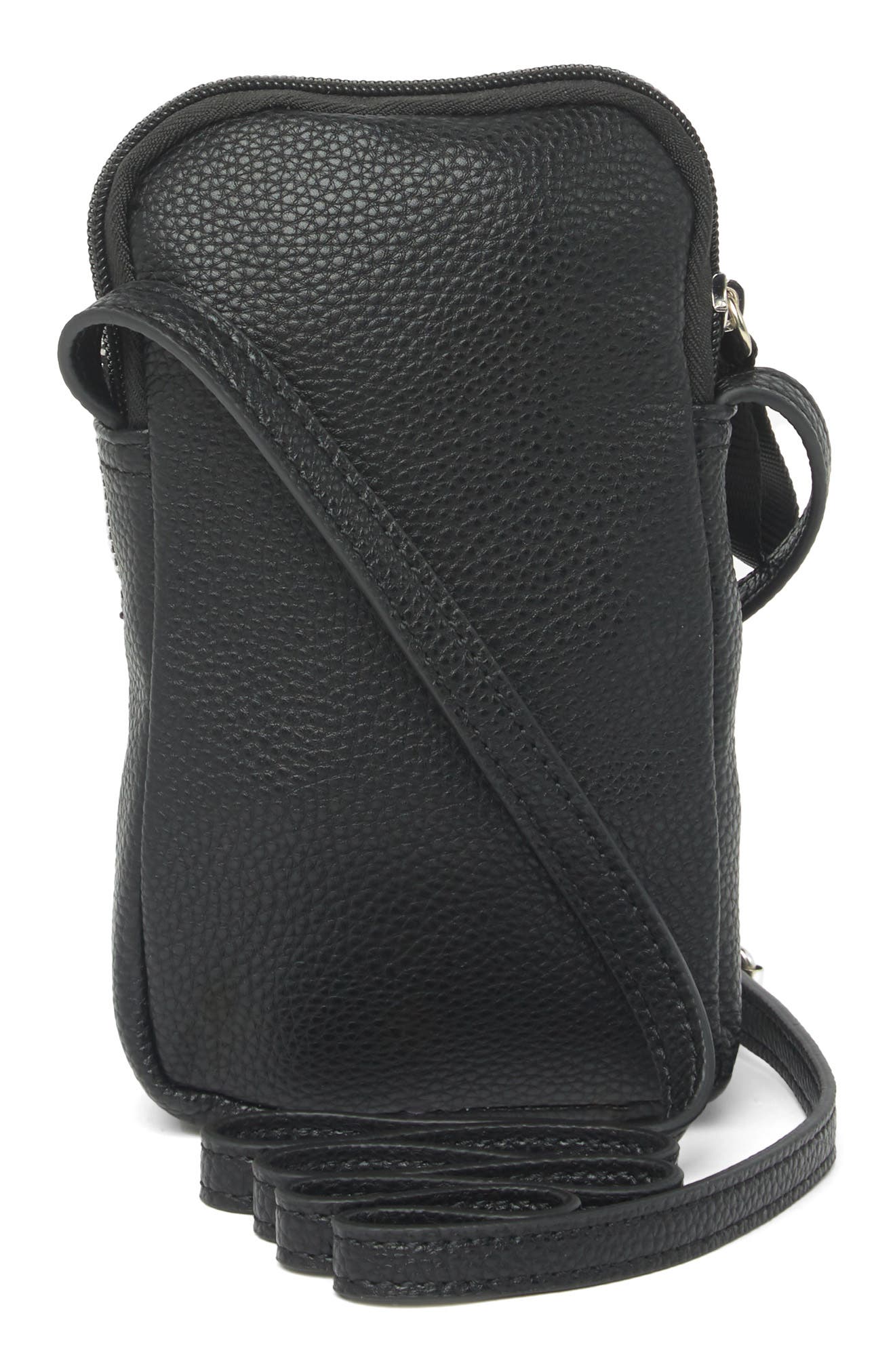 Stowaway Phone Crossbody Bag, Alternate, color, BLACK