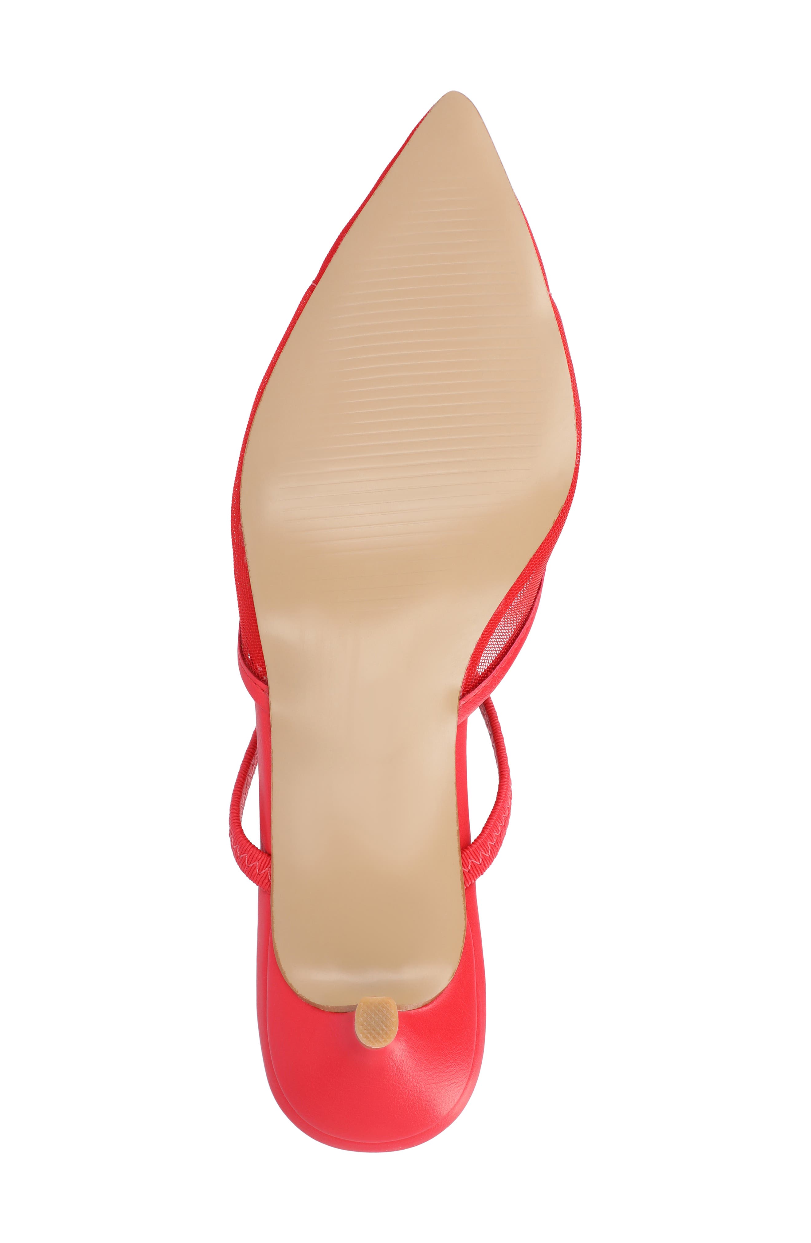 Journee Collection Allana Pointed Toe Pump, Alternate, color, Red