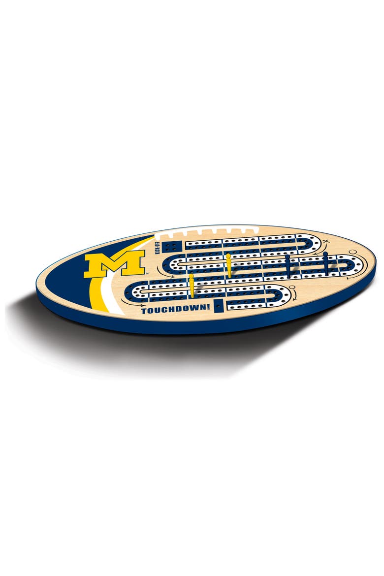 Michigan Wolverines Cribbage, Alternate, color, Multicolor