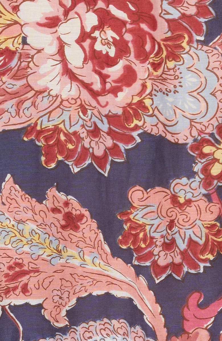 Papinelle Cotton & Silk Caftan Nightie, Alternate, color, 