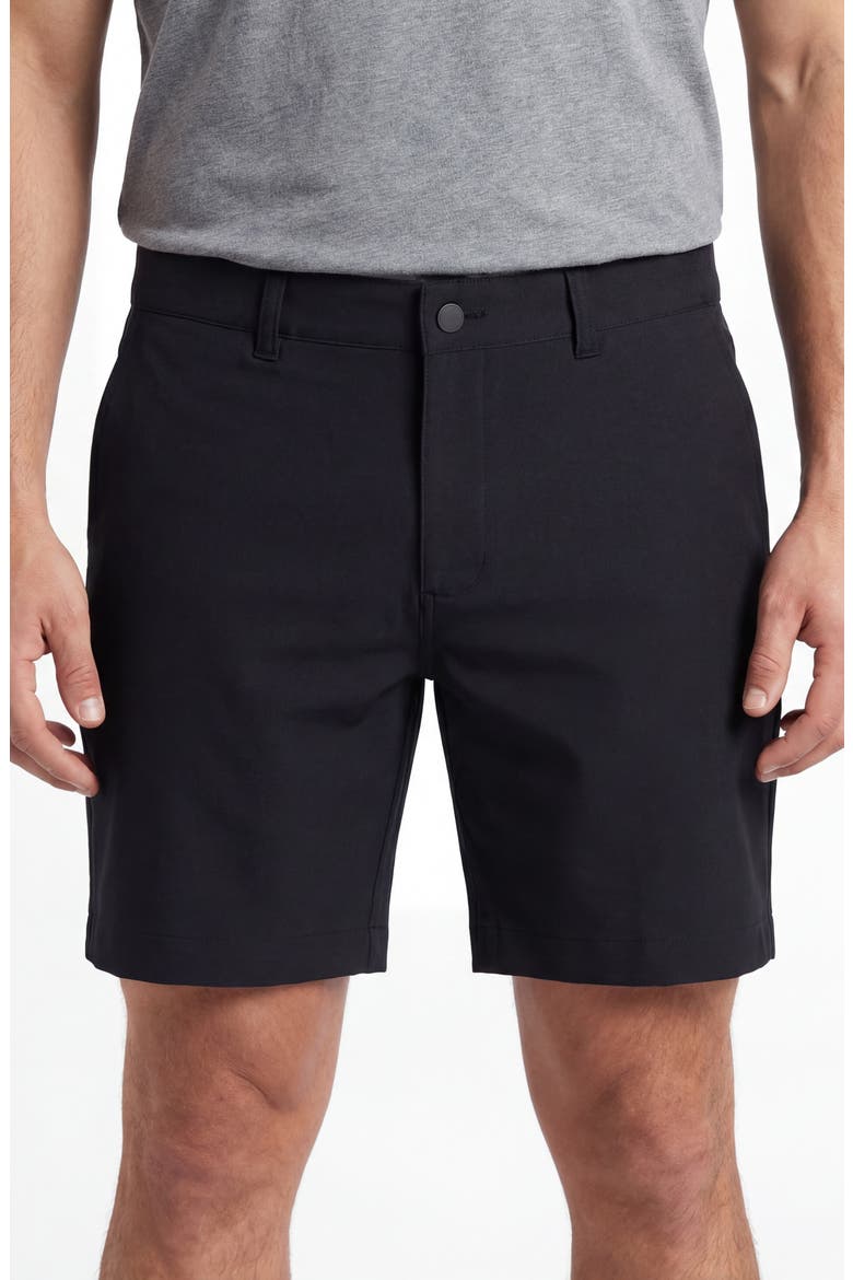 Hybrid Stretch Shorts, Main, color, BLACK