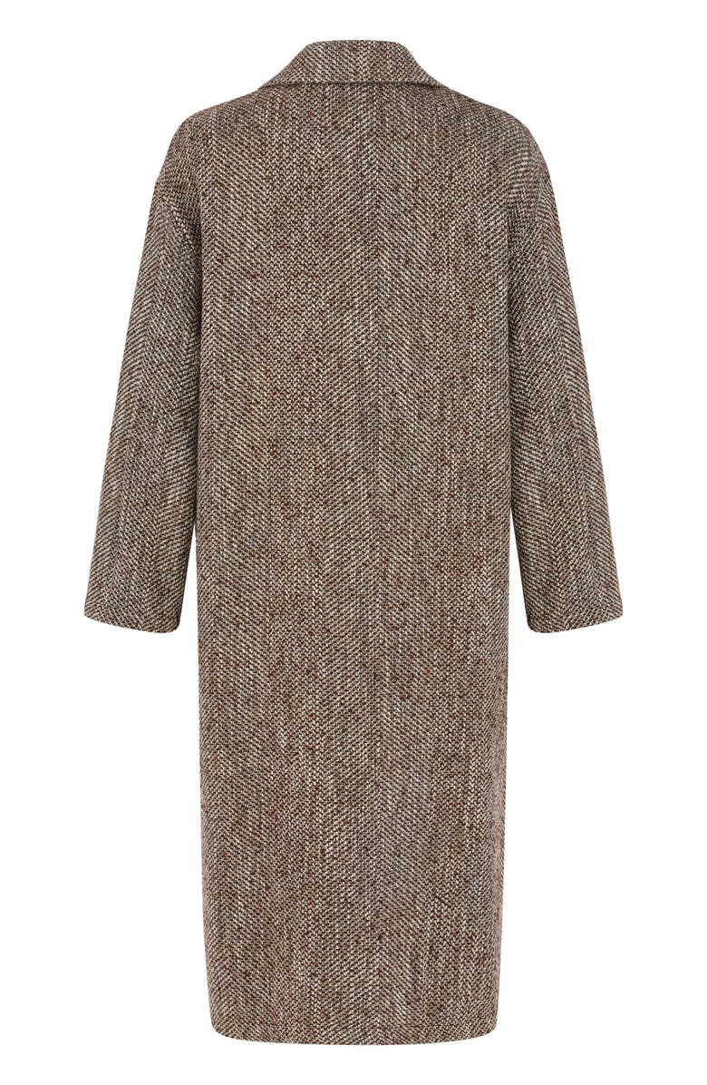 Labeca London Oversized Herringbone Coat, Alternate, color,
