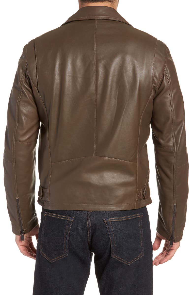 Cole Haan Lamb Leather Jacket, Alternate, color, 