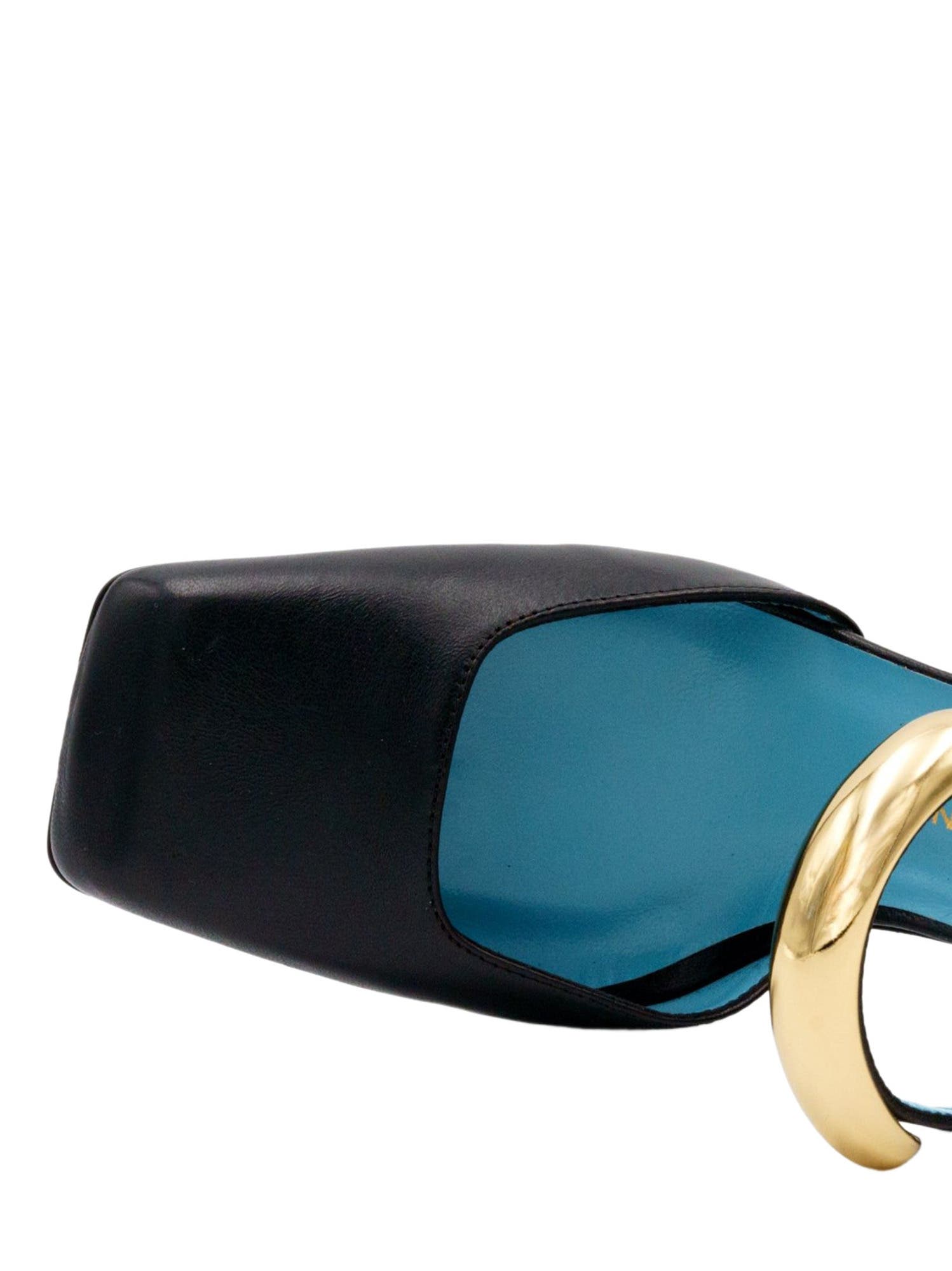 Valentina Rangoni Zenobla Quarter Strap Pump, Alternate, color, Black