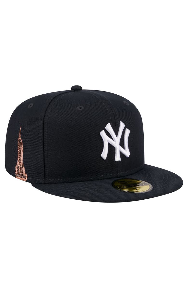 New Era Men's New Era Navy New York Yankees Run Mascot 59FIFTY Fitted Hat, Main, color,